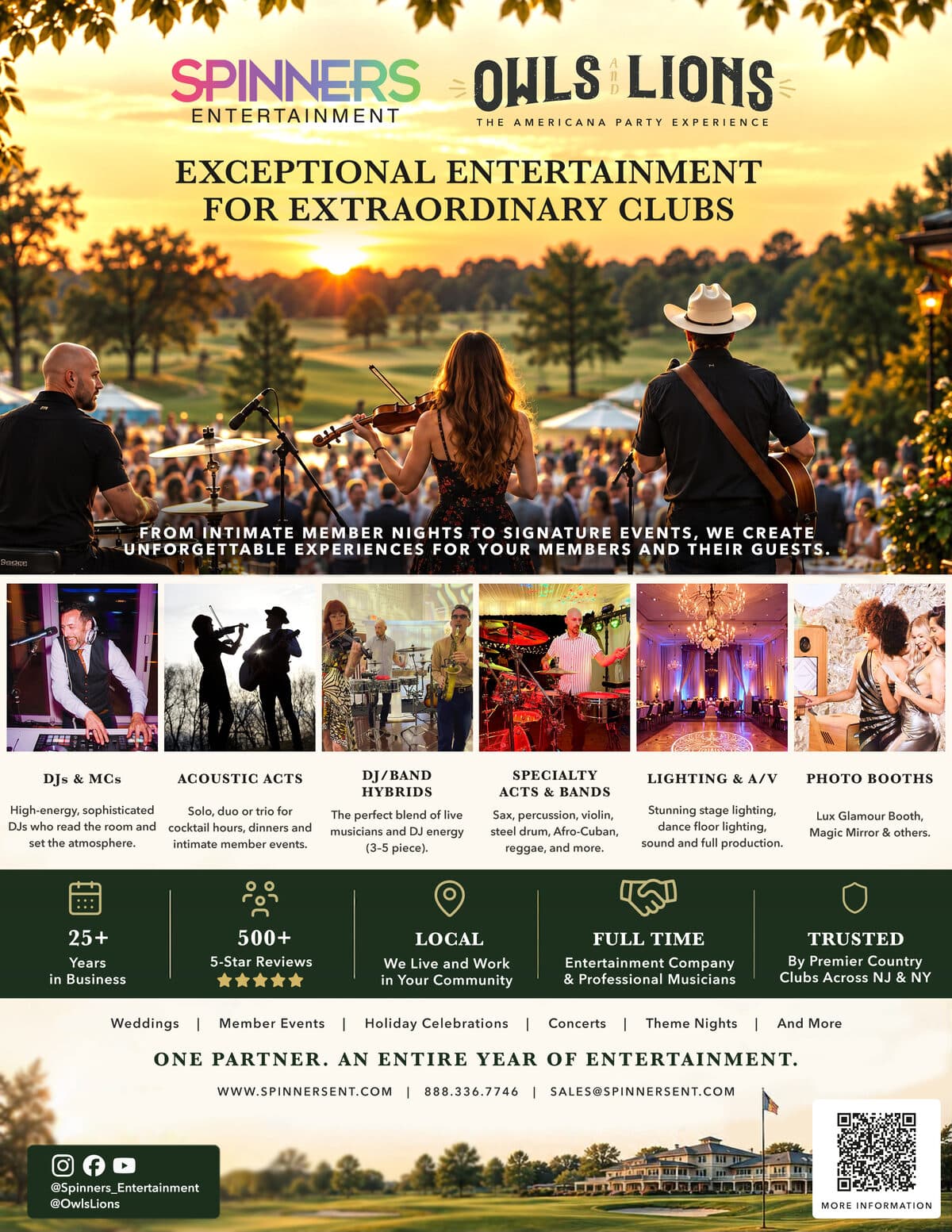 The final print-ready country club flyer