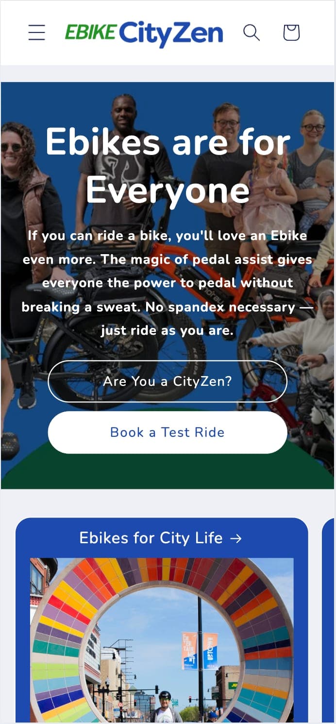 EbikeCityZen Mobile Screenshot 3