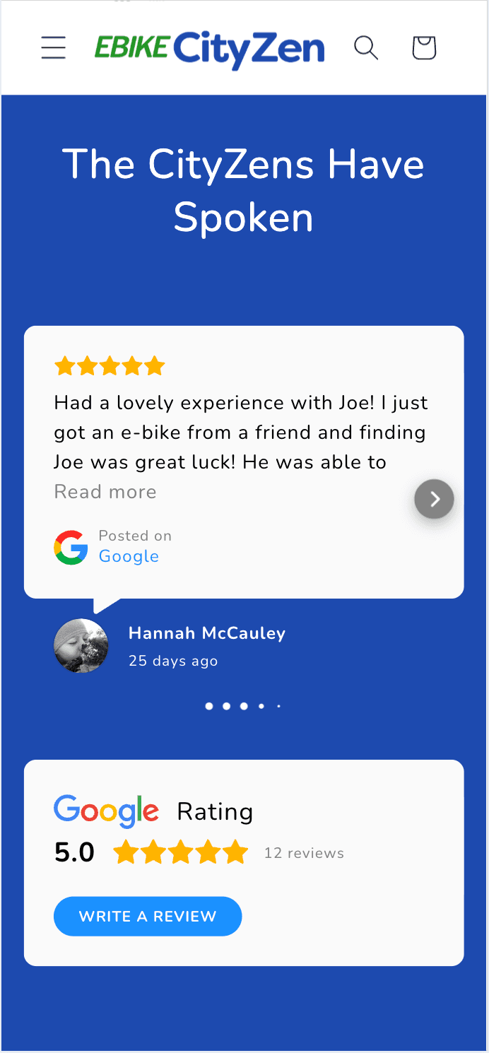 EbikeCityZen Mobile Screenshot 6