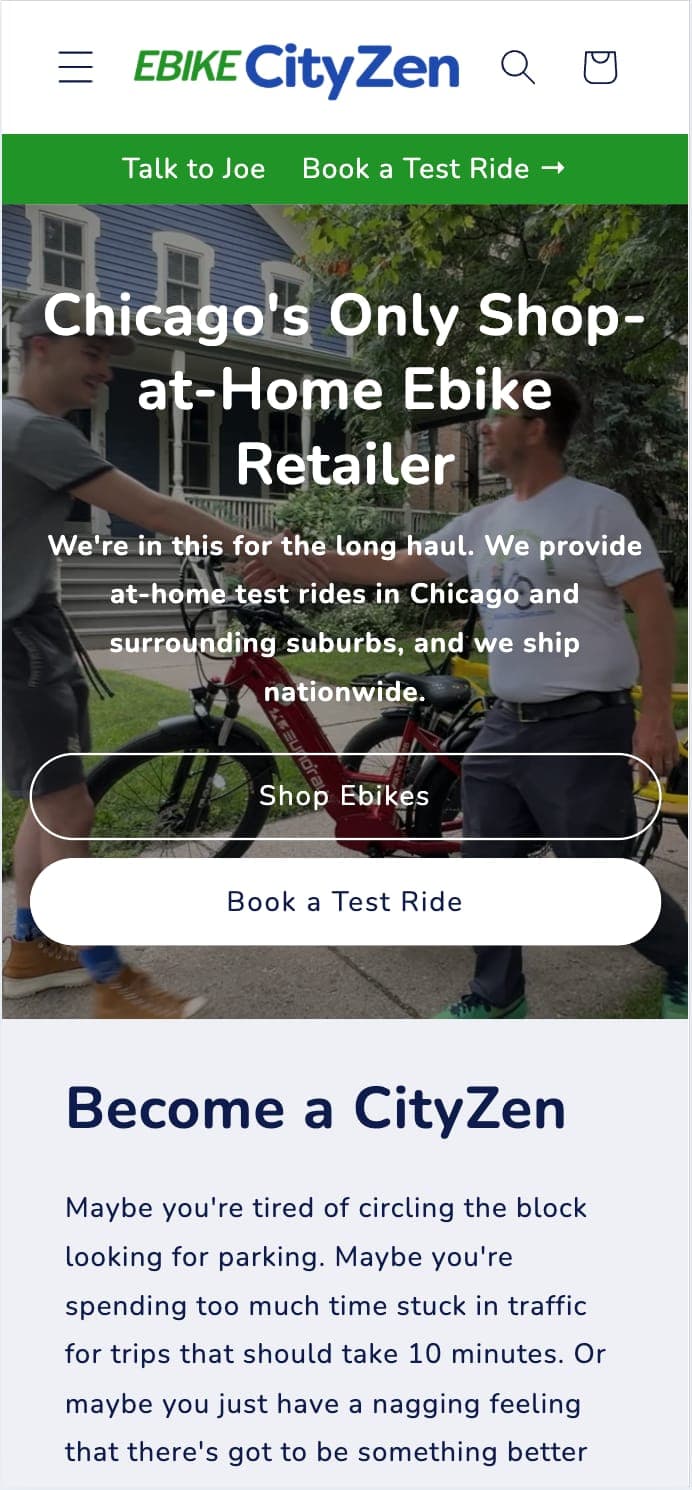 EbikeCityZen Mobile Screenshot 9
