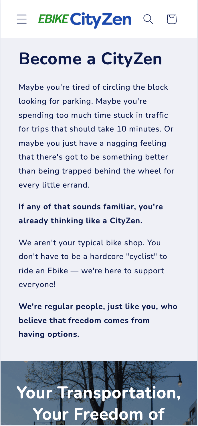 EbikeCityZen Mobile Screenshot 10