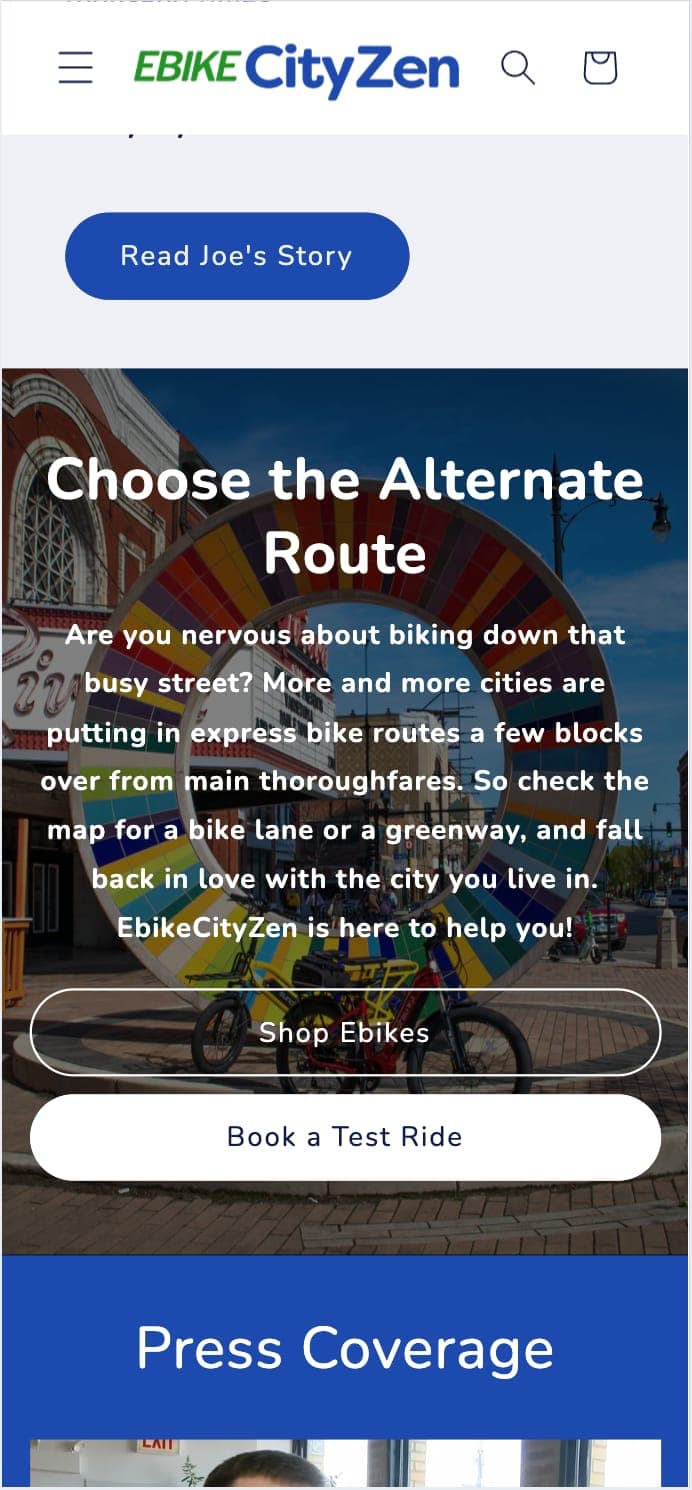 EbikeCityZen Mobile Screenshot 13