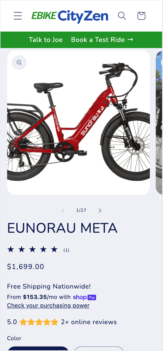 EbikeCityZen Mobile Screenshot 17