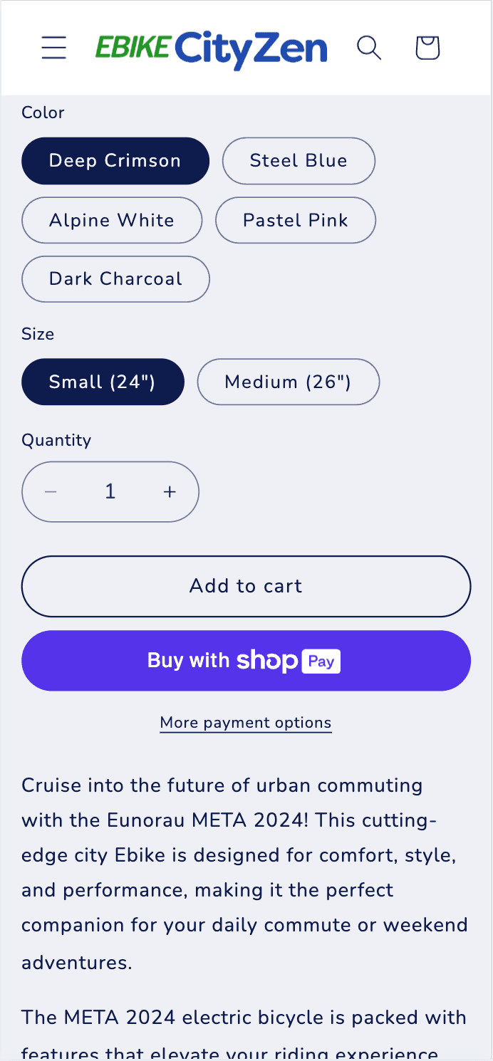 EbikeCityZen Mobile Screenshot 18