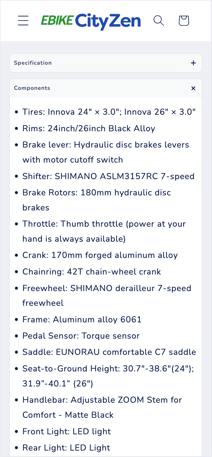 EbikeCityZen Mobile Screenshot 19